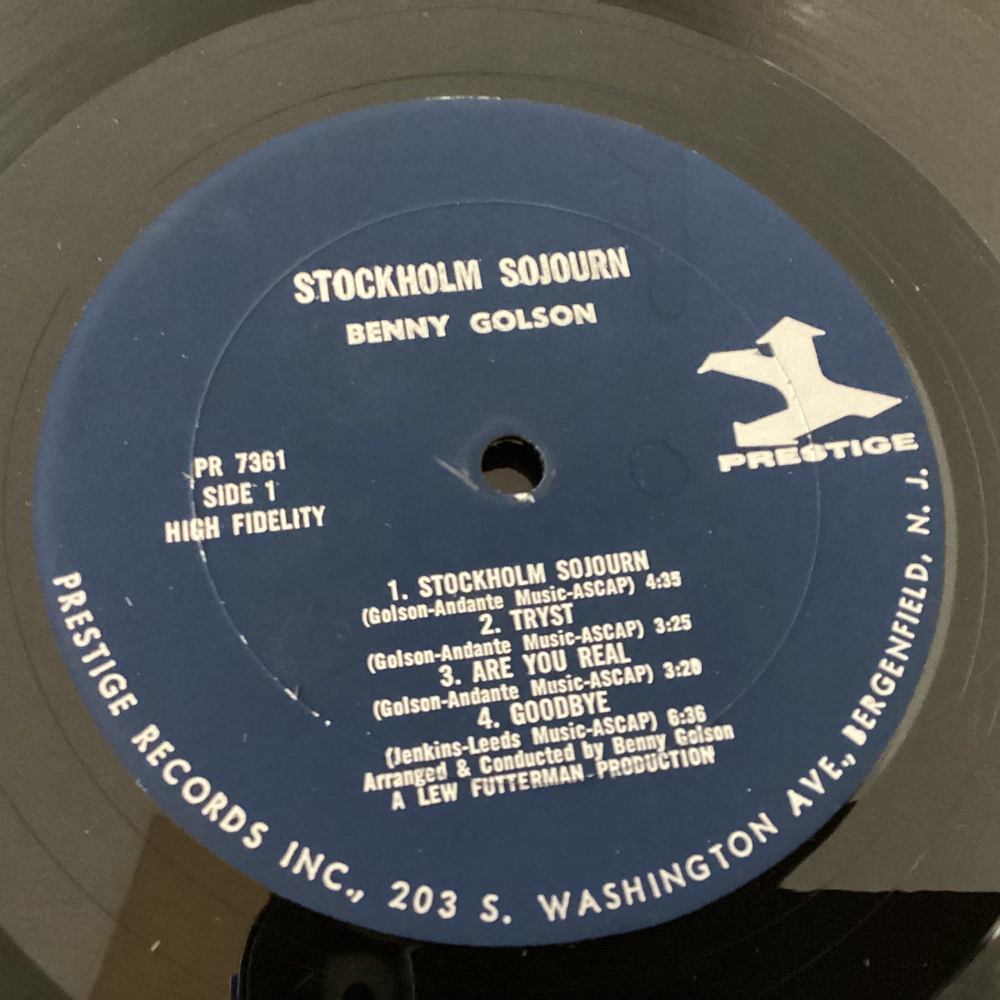 GOLSON, BENNY = STOCKHOLM SOJOURN (US 1961) (USED)