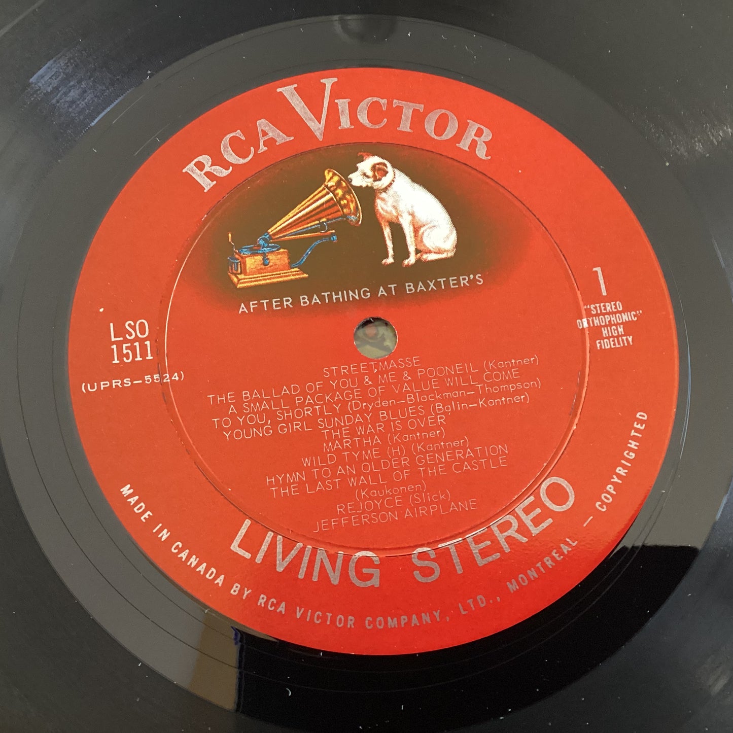 JEFFERSON AIRPLANE = AFTER BATHING AT BAXTER’S (STEREO) (CDN 1967) (USED)