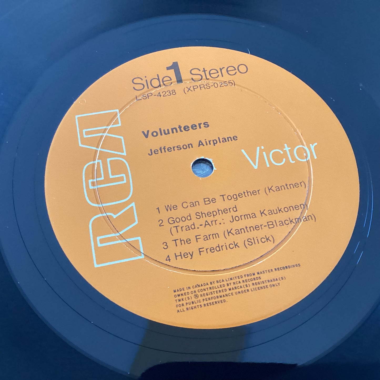 JEFFERSON AIRPLANE = VOLUNTEERS (CDN 1969) (USED)
