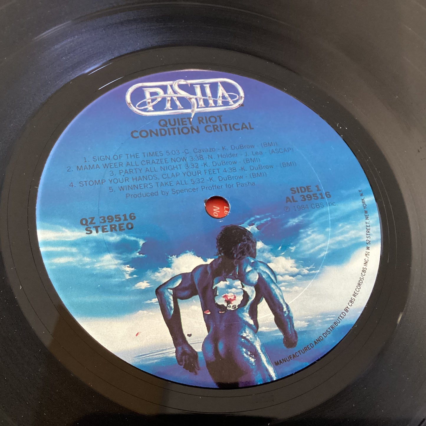 QUIET RIOT = CONDITION CRITICAL (US 1984) (USED)