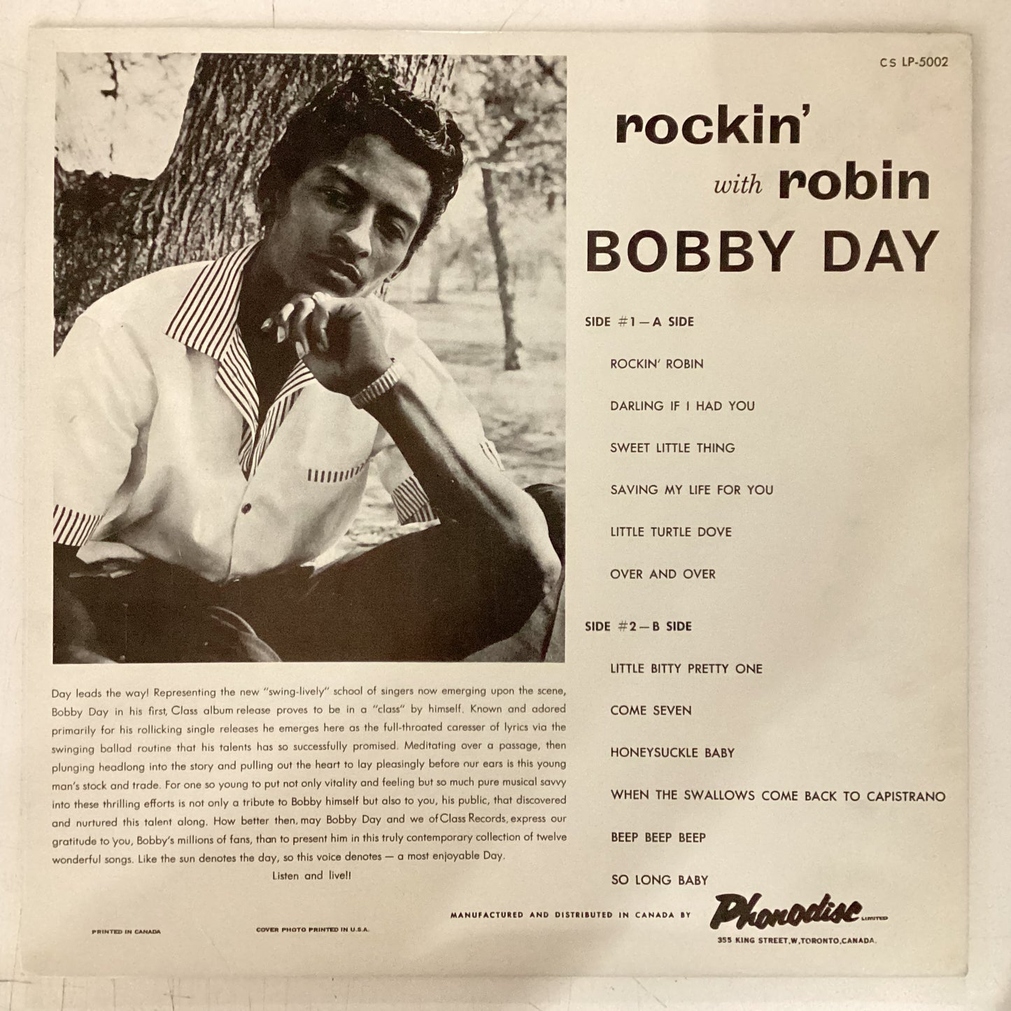DAY, BOBBY = ROCKIN’ WITH ROBIN (CDN 1959) (USED)