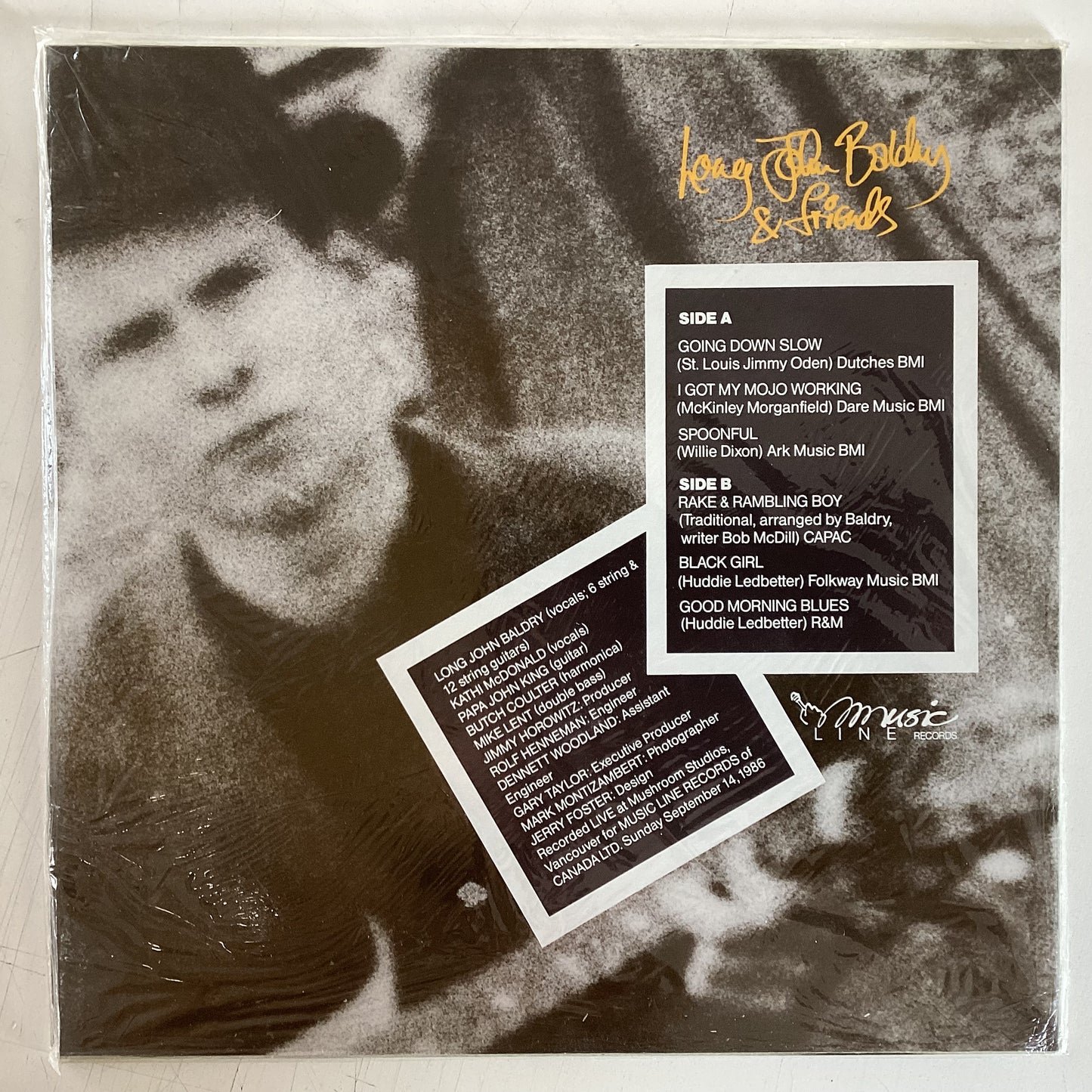 BALDRY, LONG JOHN = LONG JOHN BALDRY & FRIENDS (CDN 1987) (SEALED)
