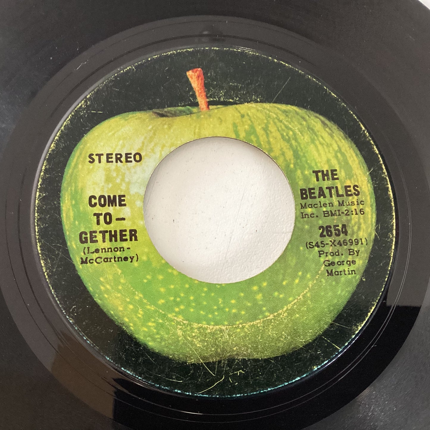 BEATLES = COME TOGETHER / SOMETHING (7 IN.) (WITHDRAWN) (CDN 1969) (USED)