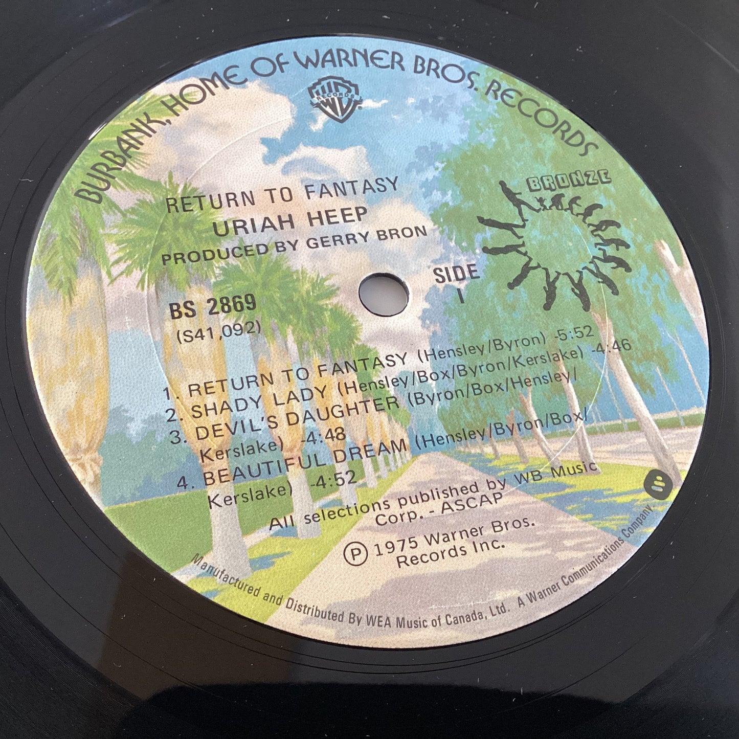 URIAH HEEP = RETURN TO FANTASY (CDN 1975) (USED)