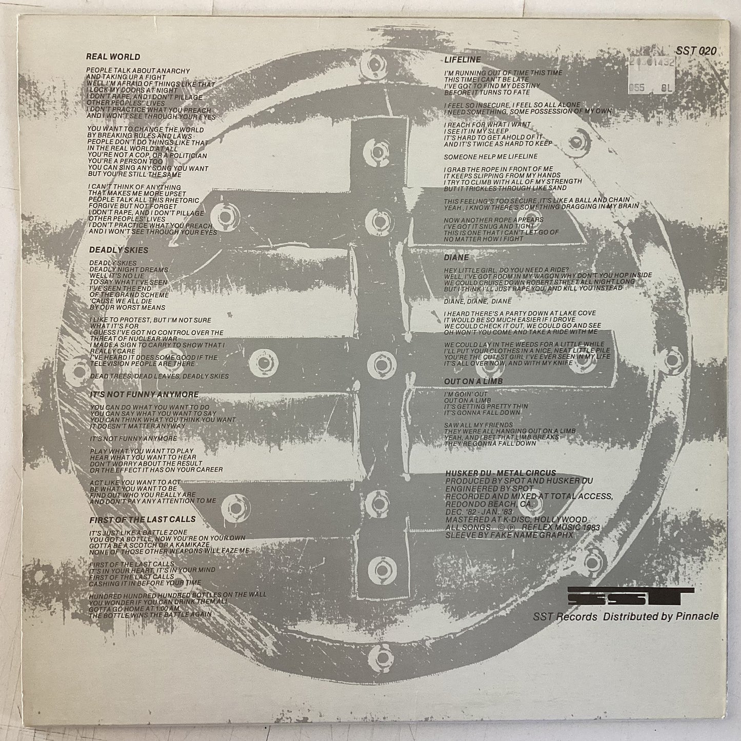 HÜSKER DÜ = METAL CIRCUS (UK 1983) (USED)