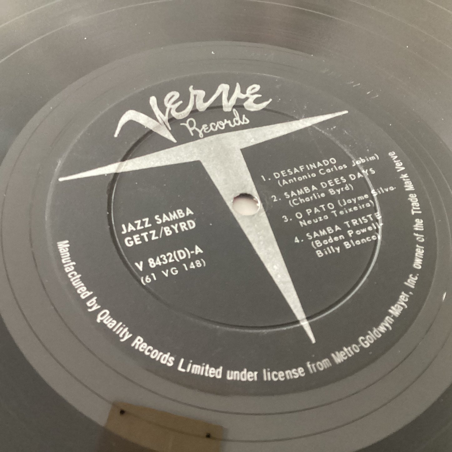 GETZ, STAN / BYRD, CHARLIE = JAZZ SAMBA (MONO) (CDN 1962) (USED)