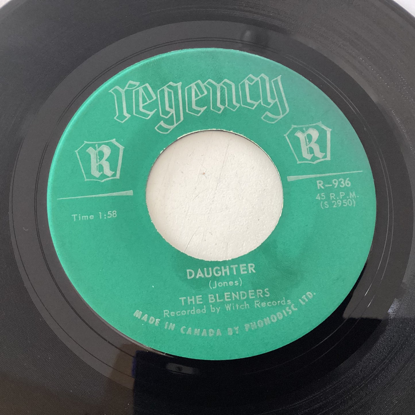 BLENDERS = DAUGHTER (7 IN.) (CDN 1963) (USED)