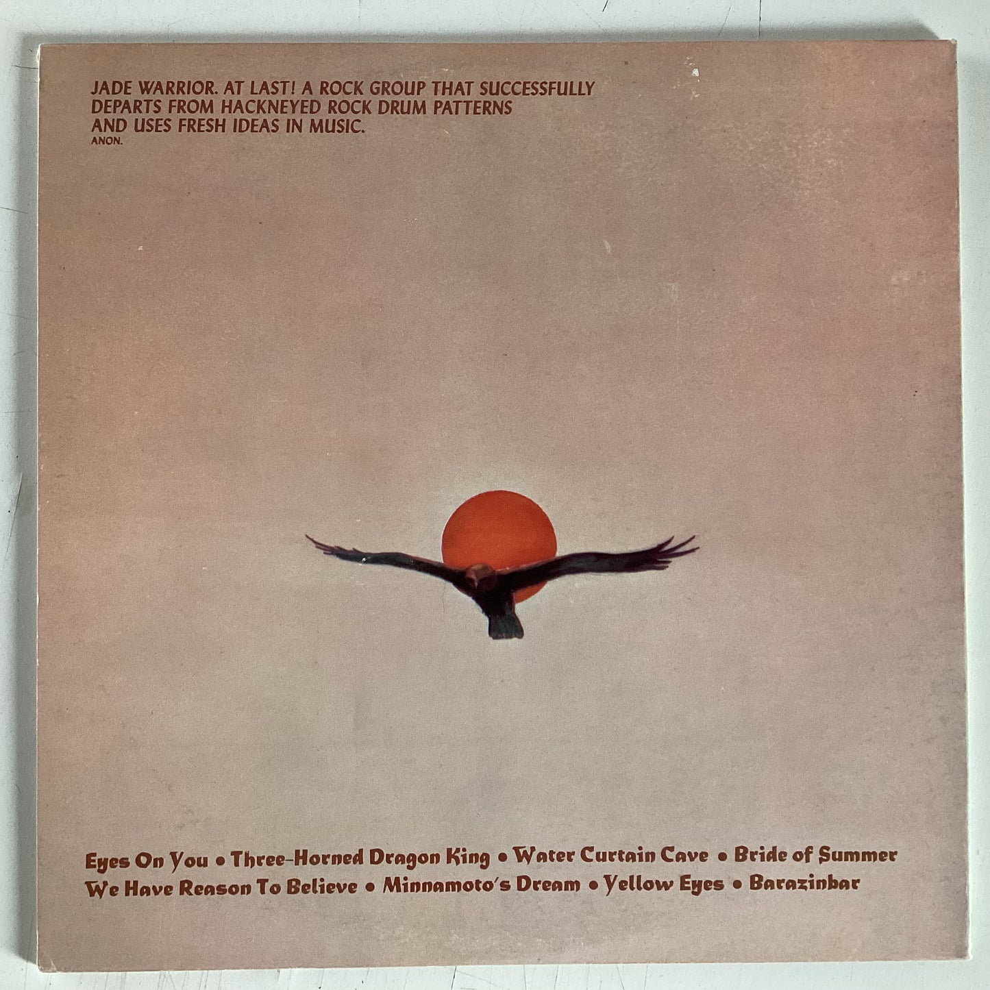 JADE WARRIOR = RELEASED (CDN 1972) (USED)