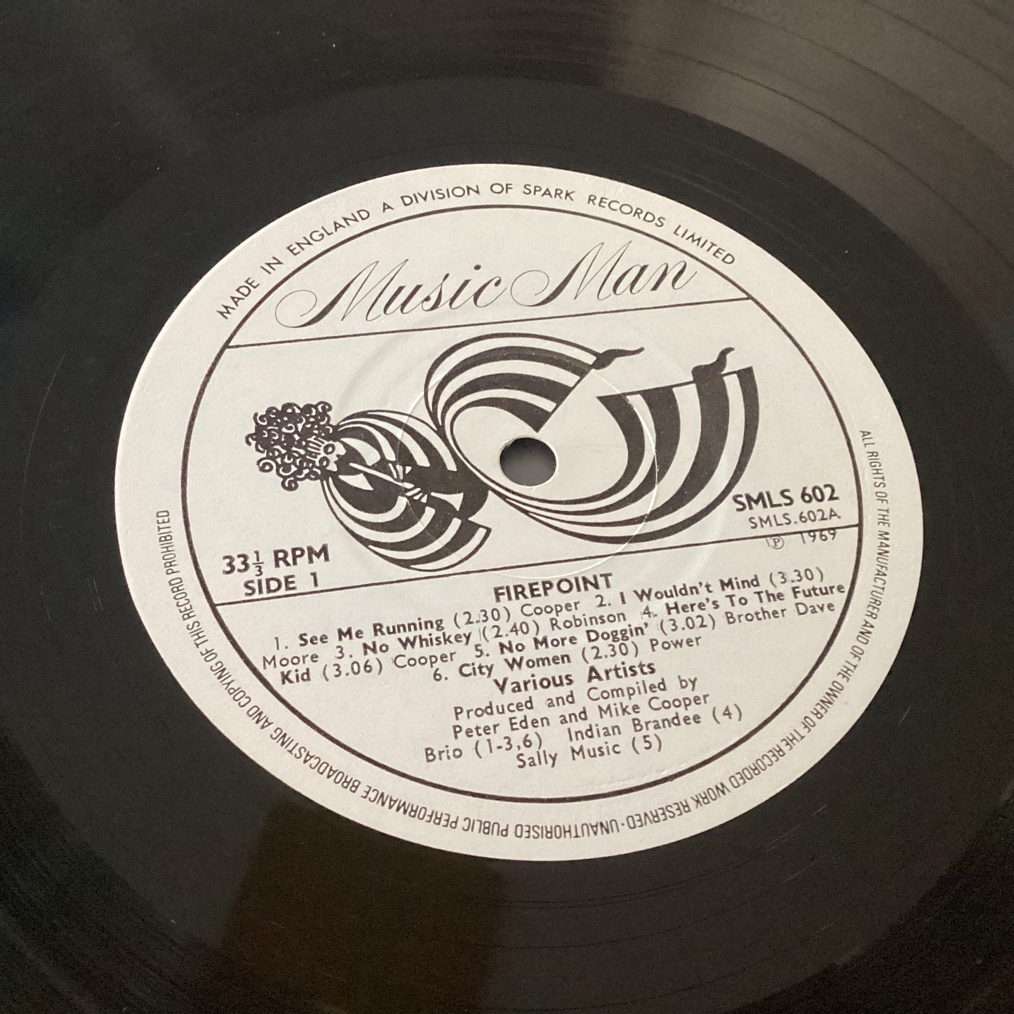 FIREPOINT: COLLECTION OF FOLK BLUES TRACKS (UK 1969) (USED)