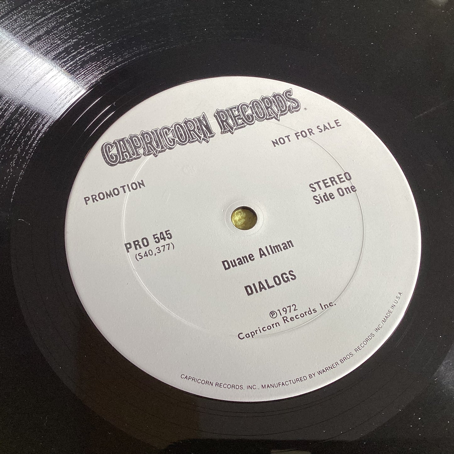 ALLMAN, DUANE = DIALOGS (US 1972) (USED)