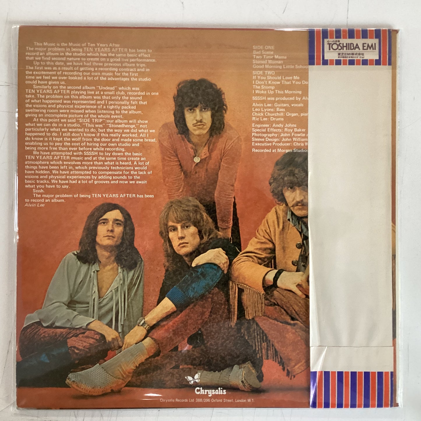 TEN YEARS AFTER = SSSSH (JAPAN 1977 REISSUE) (USED)