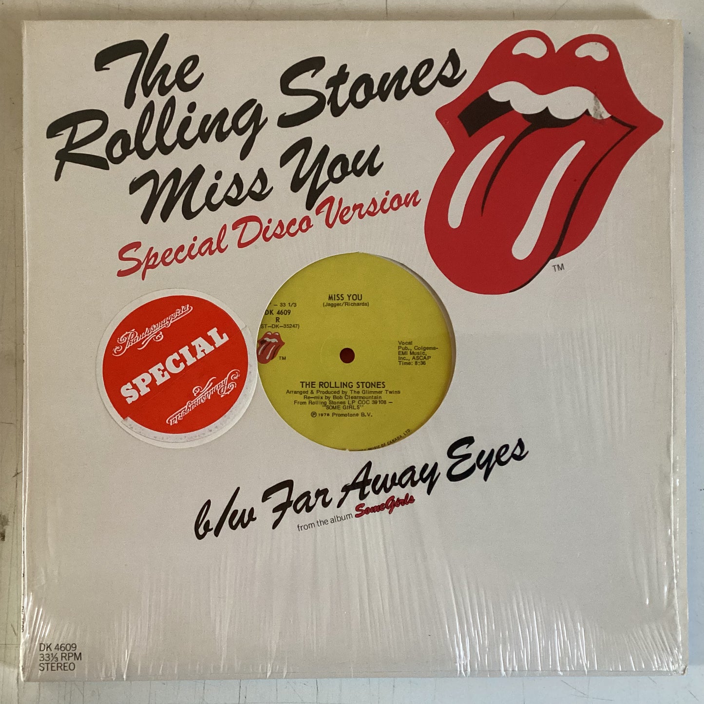 ROLLING STONES = MISS YOU (12 IN.) (CDN 1978) (USED)