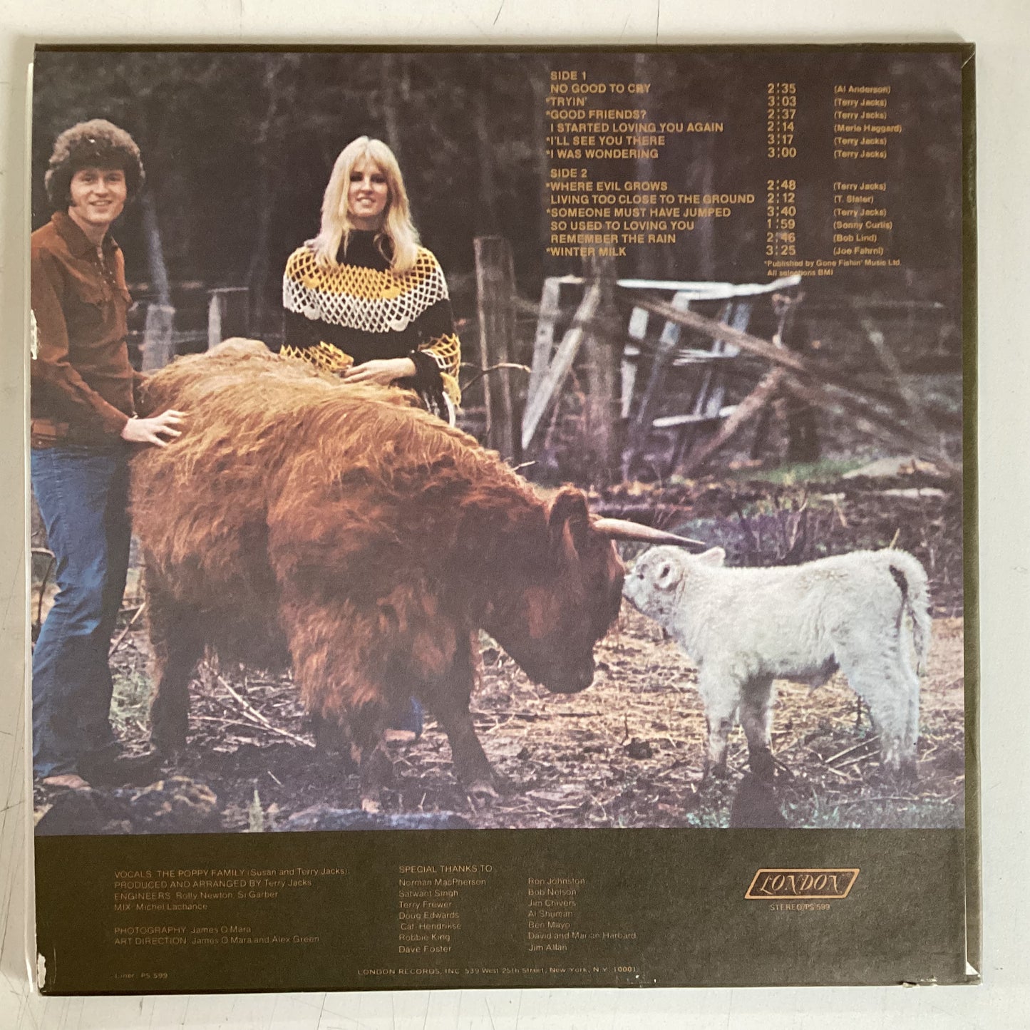 POPPY FAMILY = POPPY SEEDS (CDN 1971) (USED)