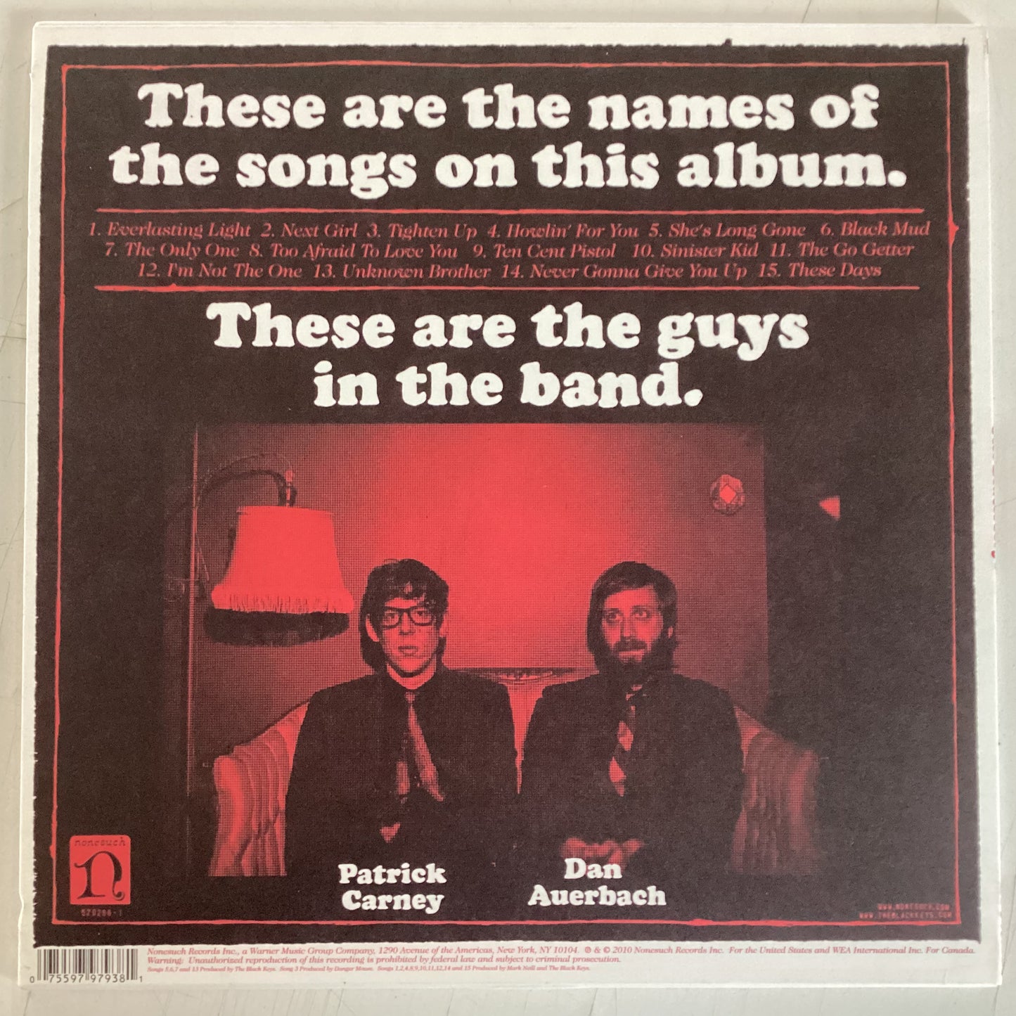 BLACK KEYS = BROTHER (US 2010) (USED)