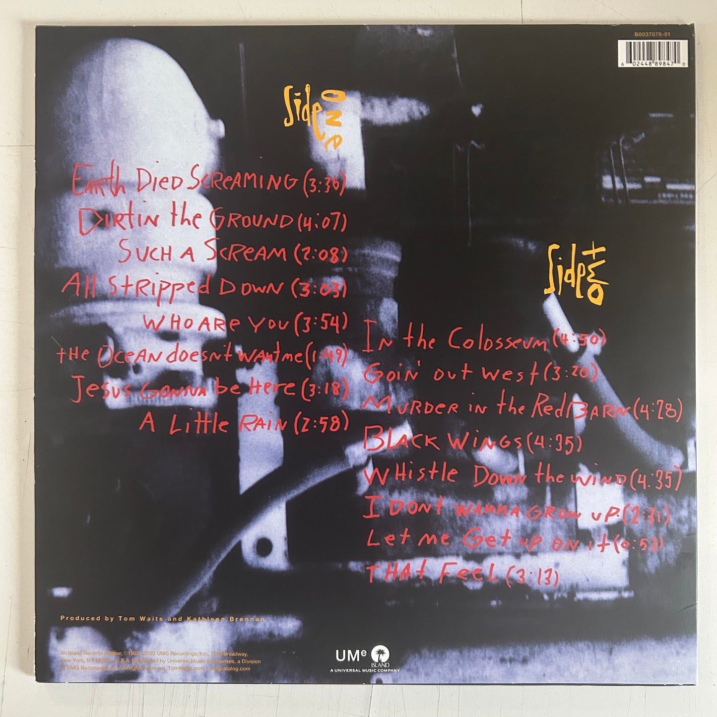 WAITS, TOM = BONE MACHINE (180G) (US 2023 REISSUE) (USED)