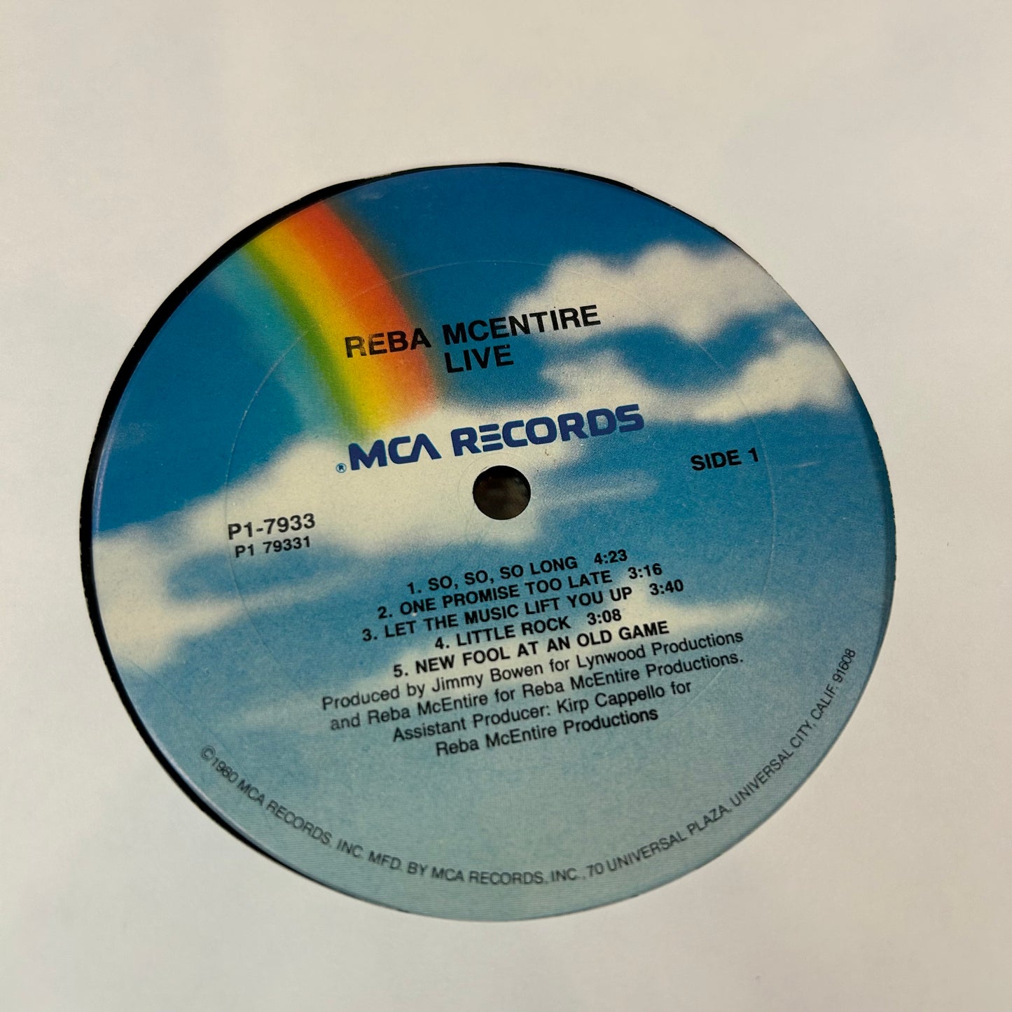 MCENTIRE, REBA = LIVE (US 1989) (USED)