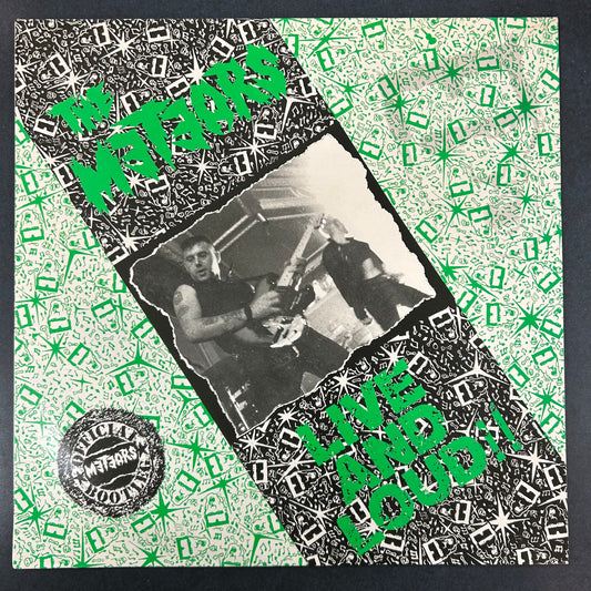 METEORS = LIVE AND LOUD!! (UK 1987) (USED)