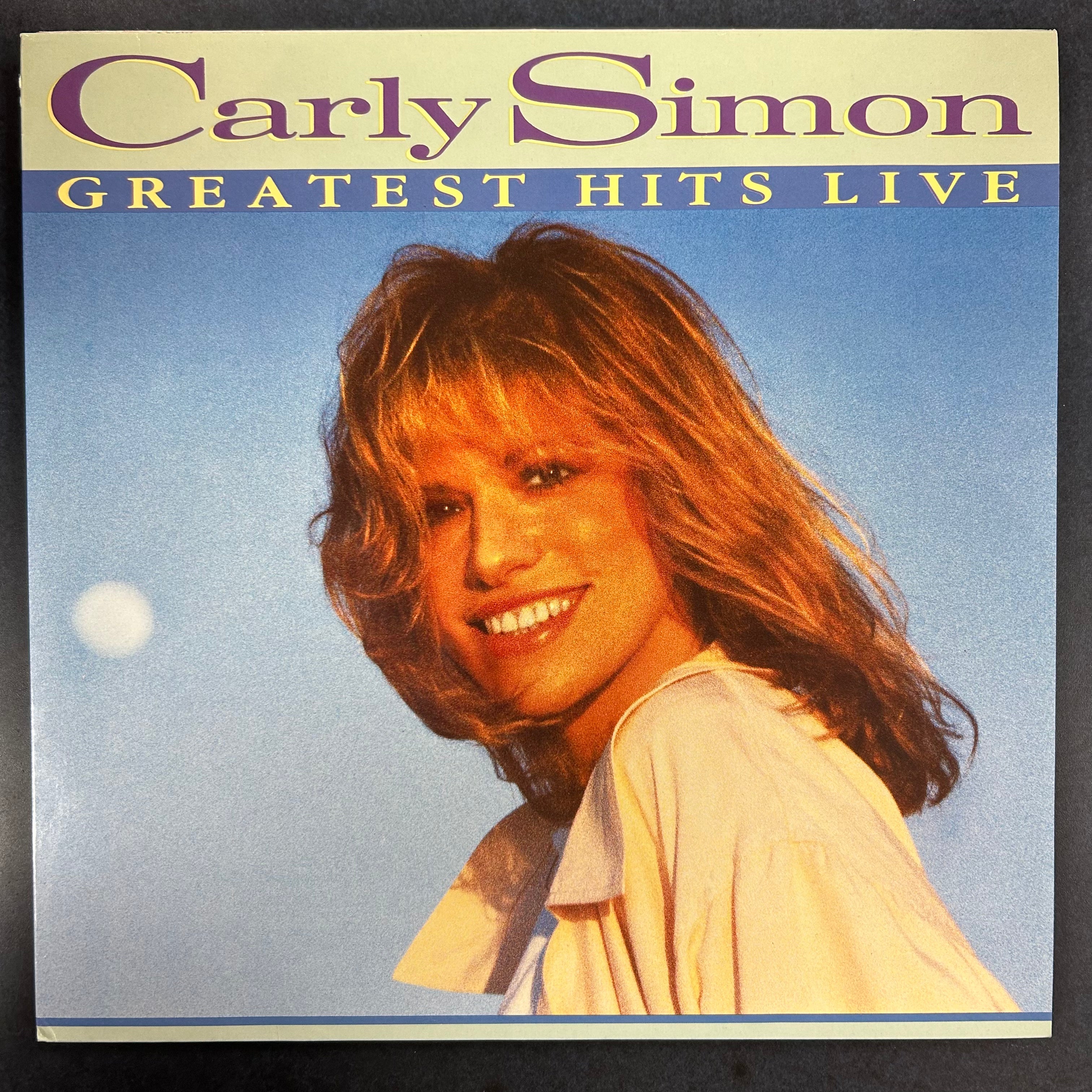 SIMON, CARLY = GREATEST HITS LIVE (GERMANY 1988) (USED)