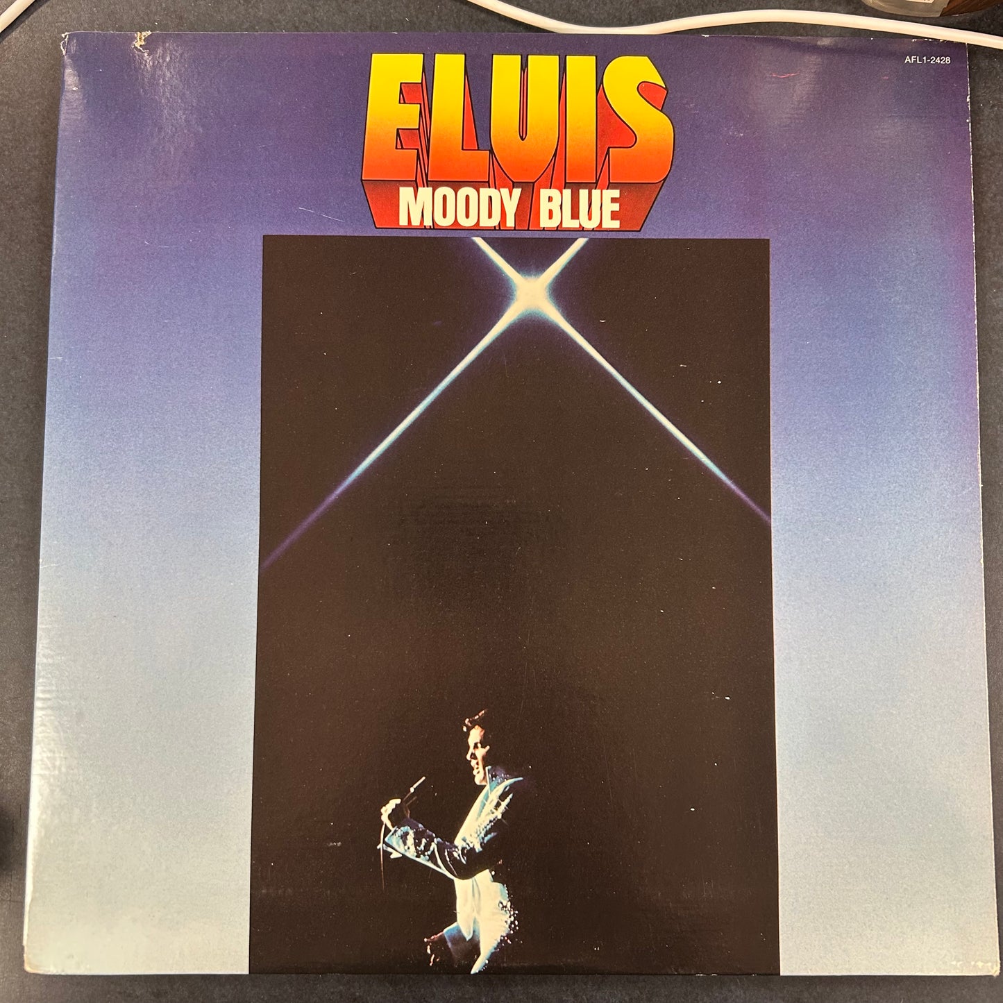 PRESLEY, ELVIS = MOODY BLUE (BLUE WAX) (CDN 1977) (USED)