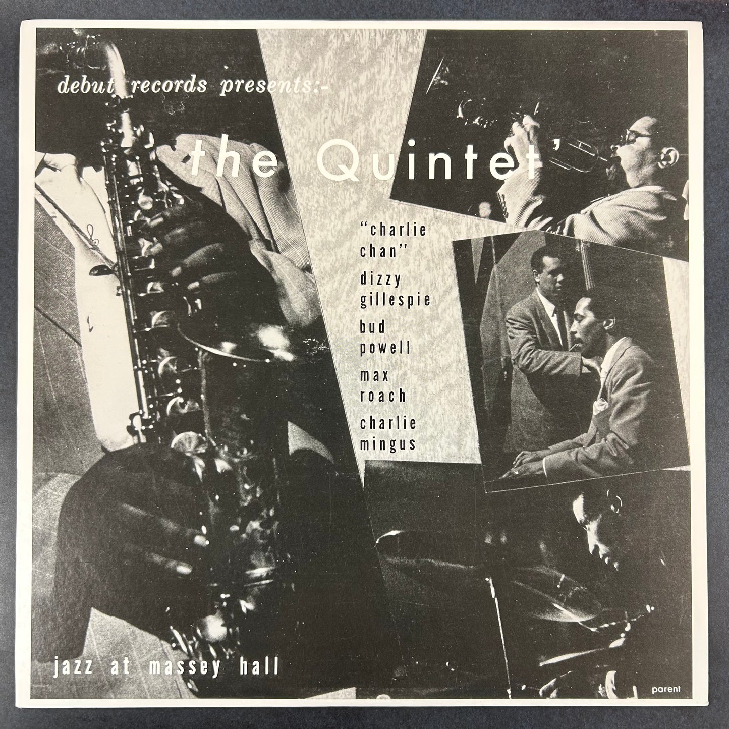 QUINTET = JAZZ AT MASSEY HALL (US 2015/CLEAR) (USED)