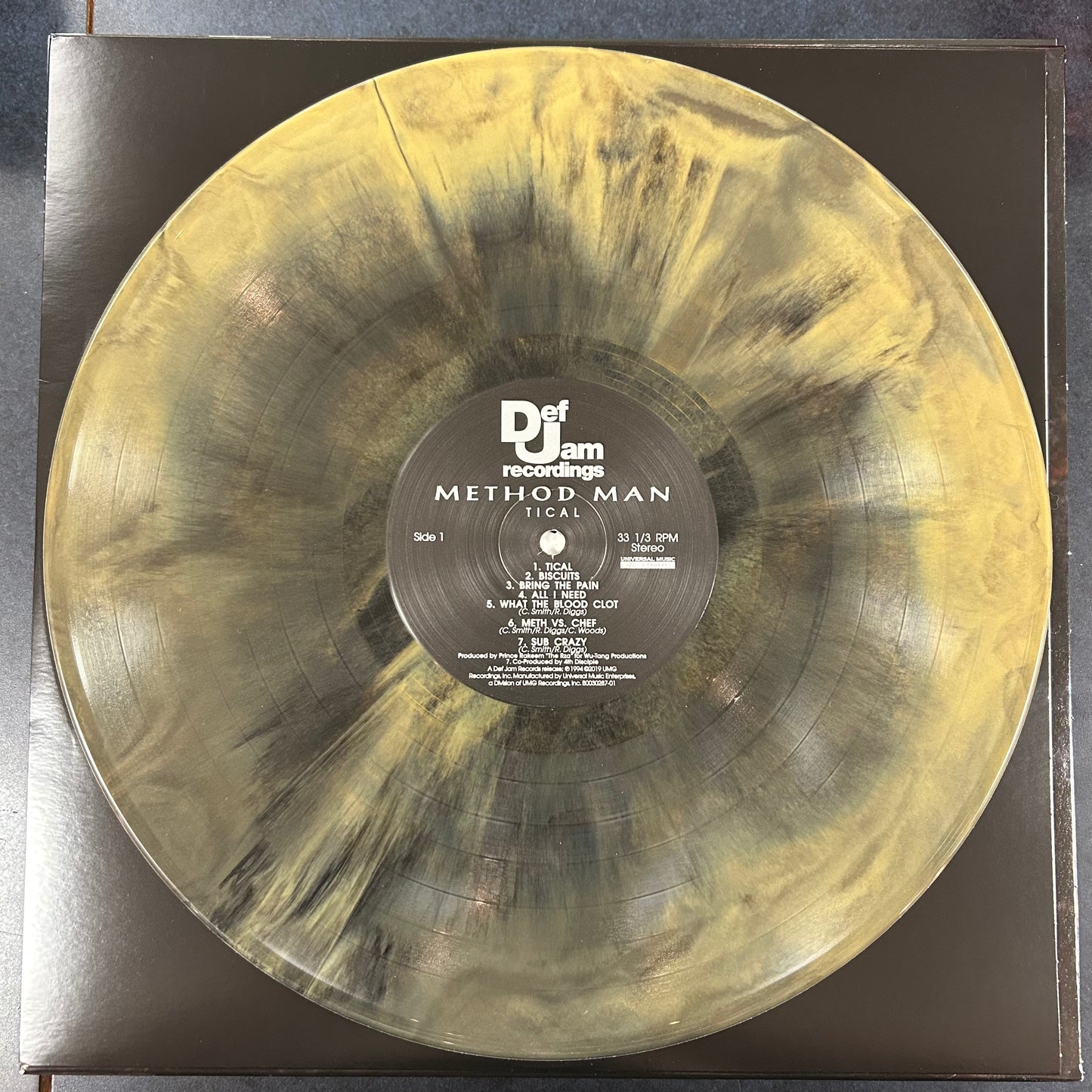 METHOD MAN = TICAL (VINYL ME PLEASE) (US 2019/GREEN) (USED)