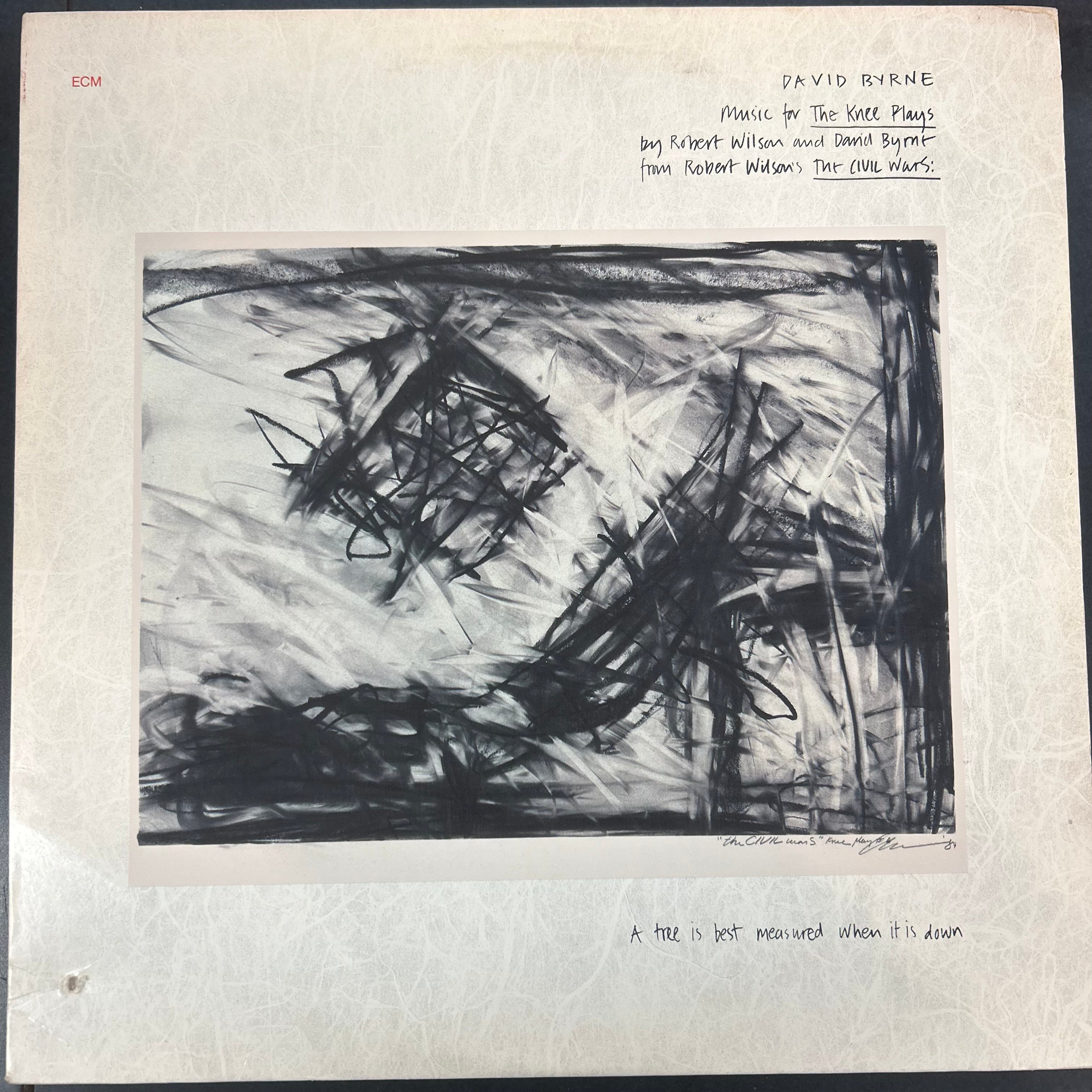 BYRNE, DAVID = MUSIC FOR THE KNEE PLAYS (US 1985) (USED)