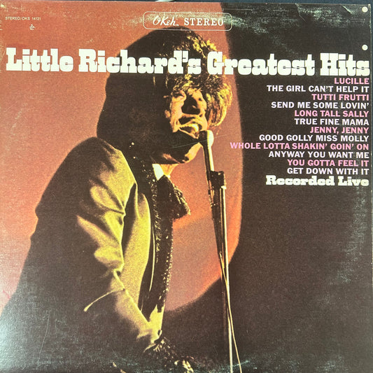 LITTLE RICHARD = GREATEST HITS: RECORDED LIVE (CDN 1972) (USED)