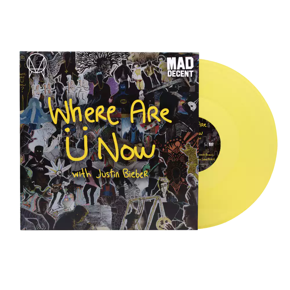 BIEBER, JUSTIN = WHERE ARE U NOW (12 IN./YELLOW)