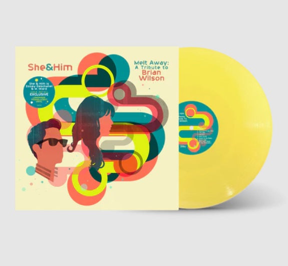 SHE & HIM = MELT AWAY: TRIBUTE TO BRIAN WILSON (180G/YELLOW) /INDIE EXC. WAX