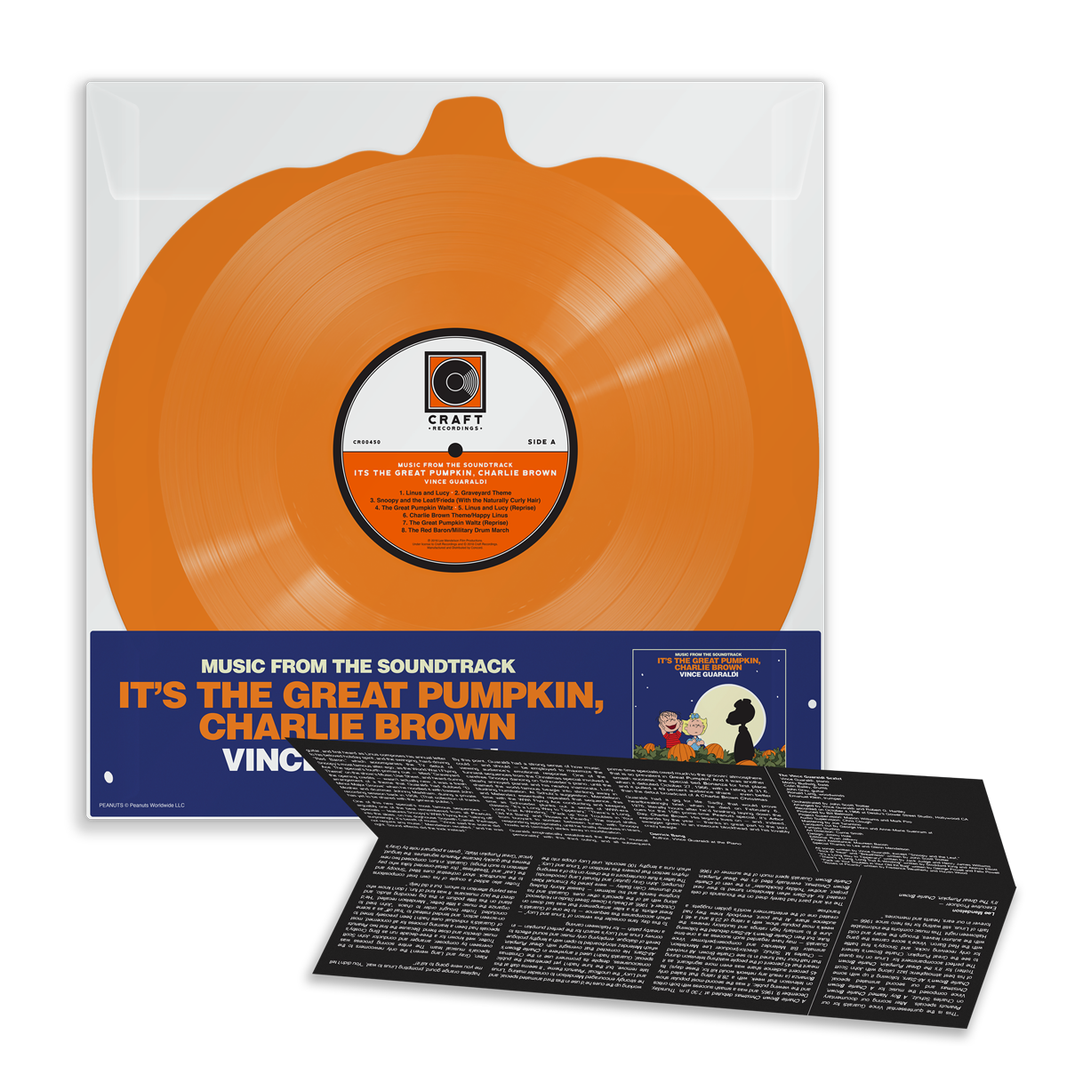 GUARALDI, VINCE TRIO = IT'S THE GREAT PUMPKIN, CHARLIE BROWN (SHAPED LP)
