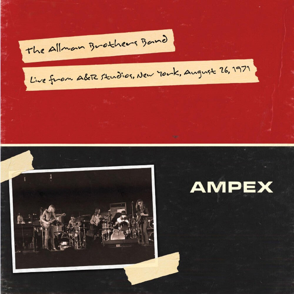 ALLMAN BROTHERS BAND = LIVE FROM A&R STUDIOS, NEW YORK, AUGUST 26,1971 /2LP
