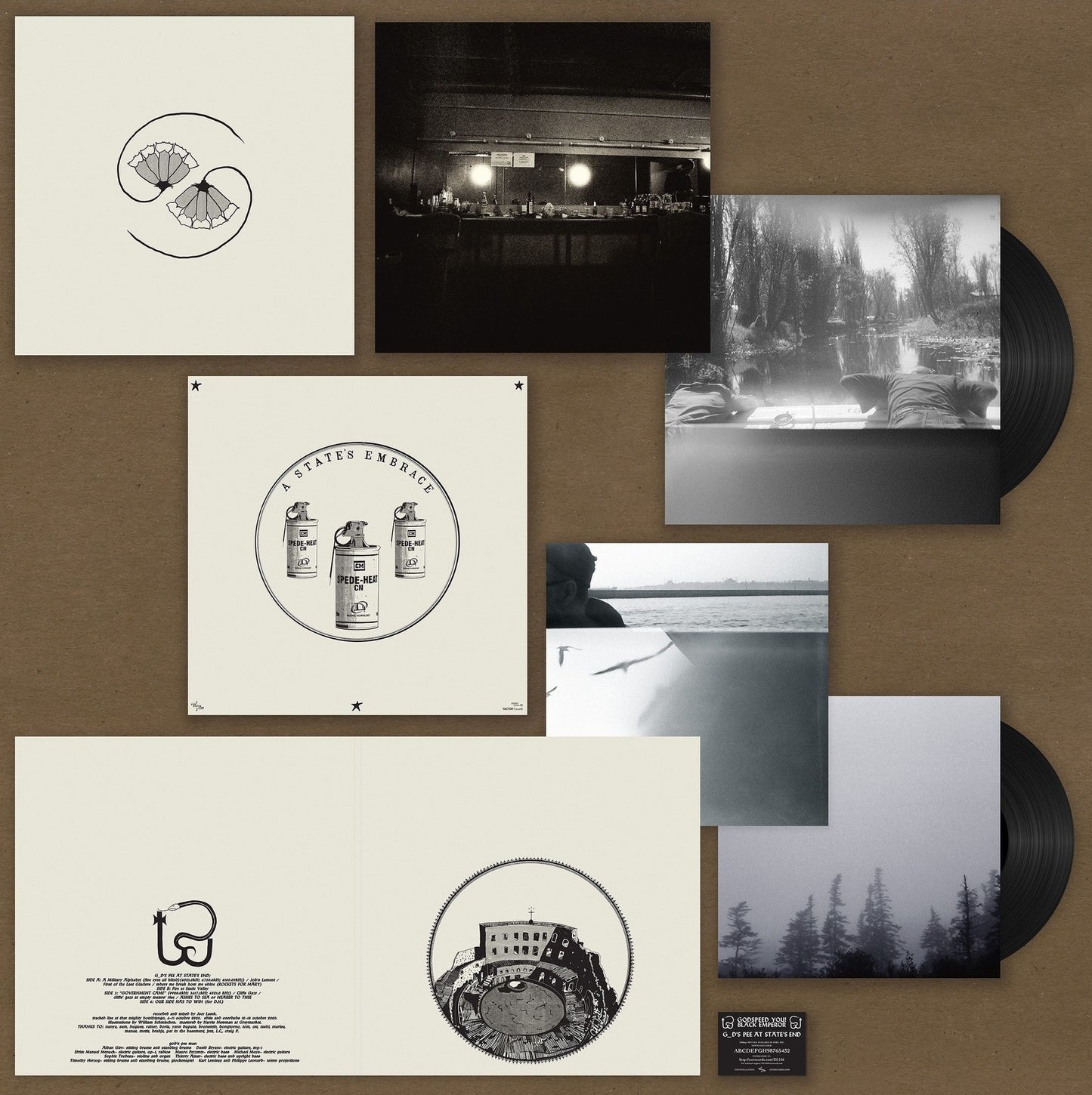 GODSPEED YOU! BLACK EMPEROR = G_D'S PEE AT STATE'S END /SET