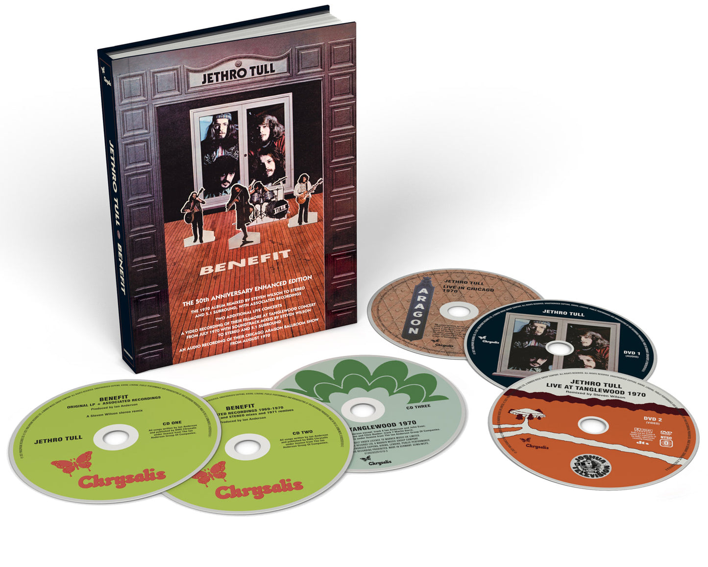 JETHRO TULL = BENEFIT: 50th ANN. /4CD+2DVD