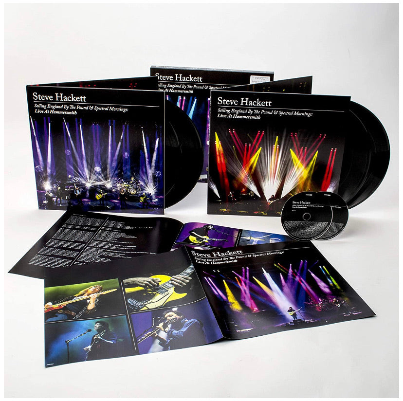 HACKETT, STEVE = SELLING ENGLAND / SPECTRAL MORNINGS: LIVE AT HAMMERSMITH (4LP+2CD)