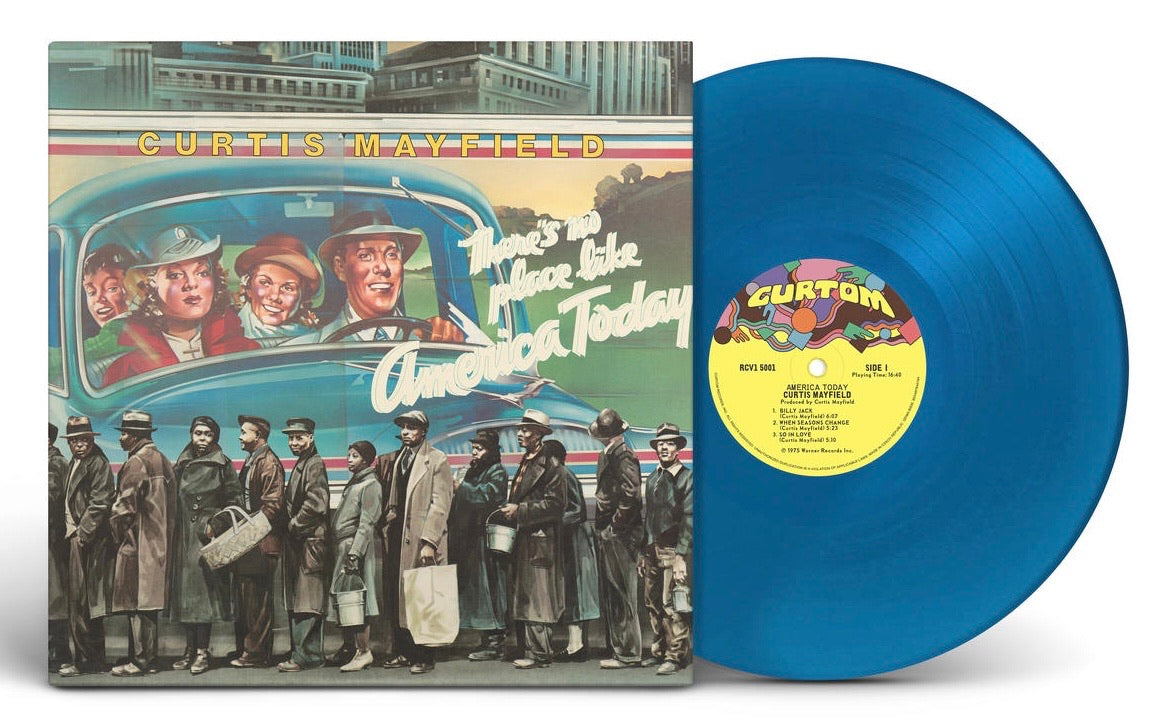 MAYFIELD, CURTIS = THERE’S NO PLACE LIKE AMERICA TODAY (180G/BLUE) /INDIE EXC. WAX