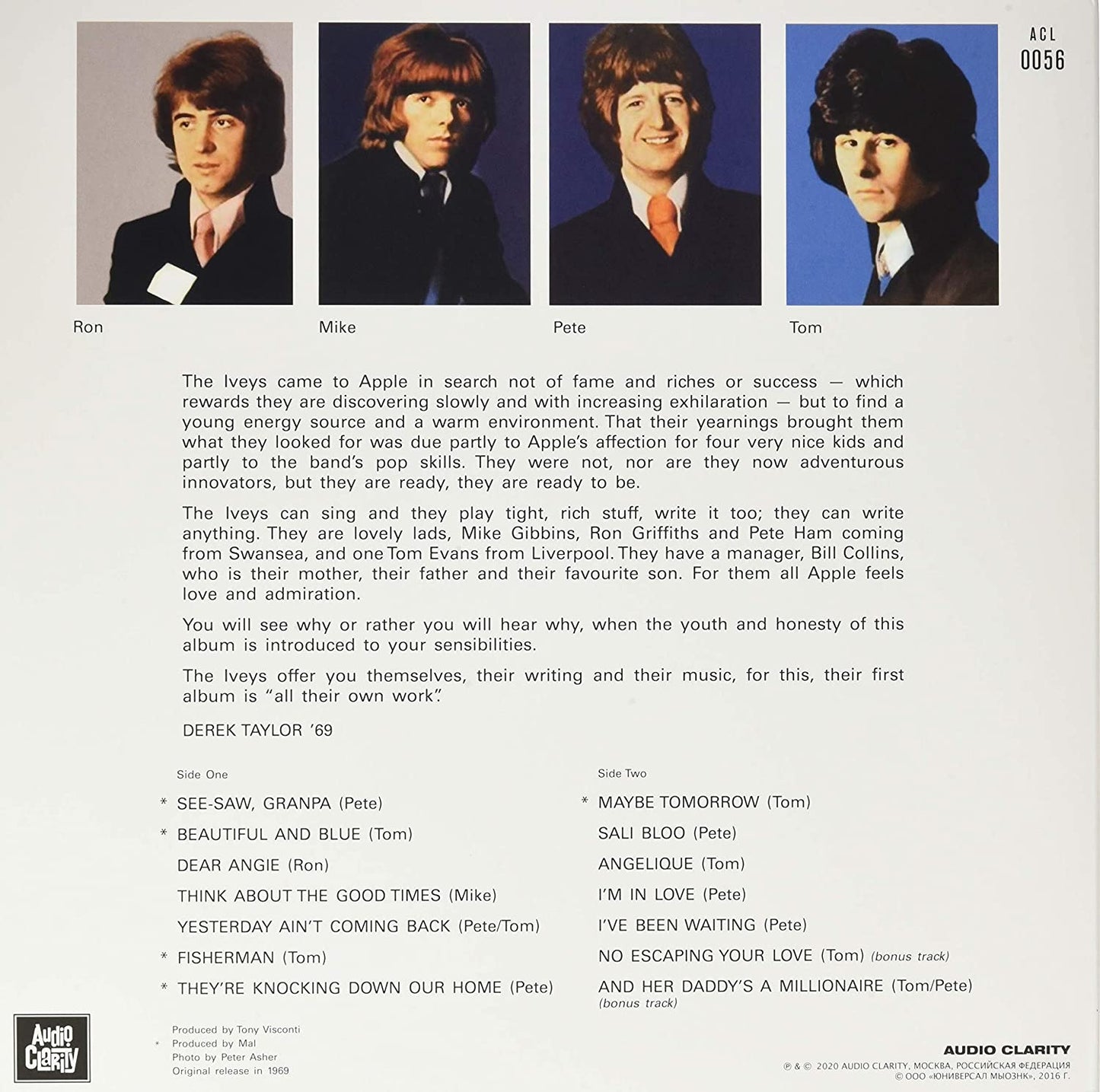 IVEYS (BADFINGER) = MAYBE TOMORROW (180G/IMPORT)