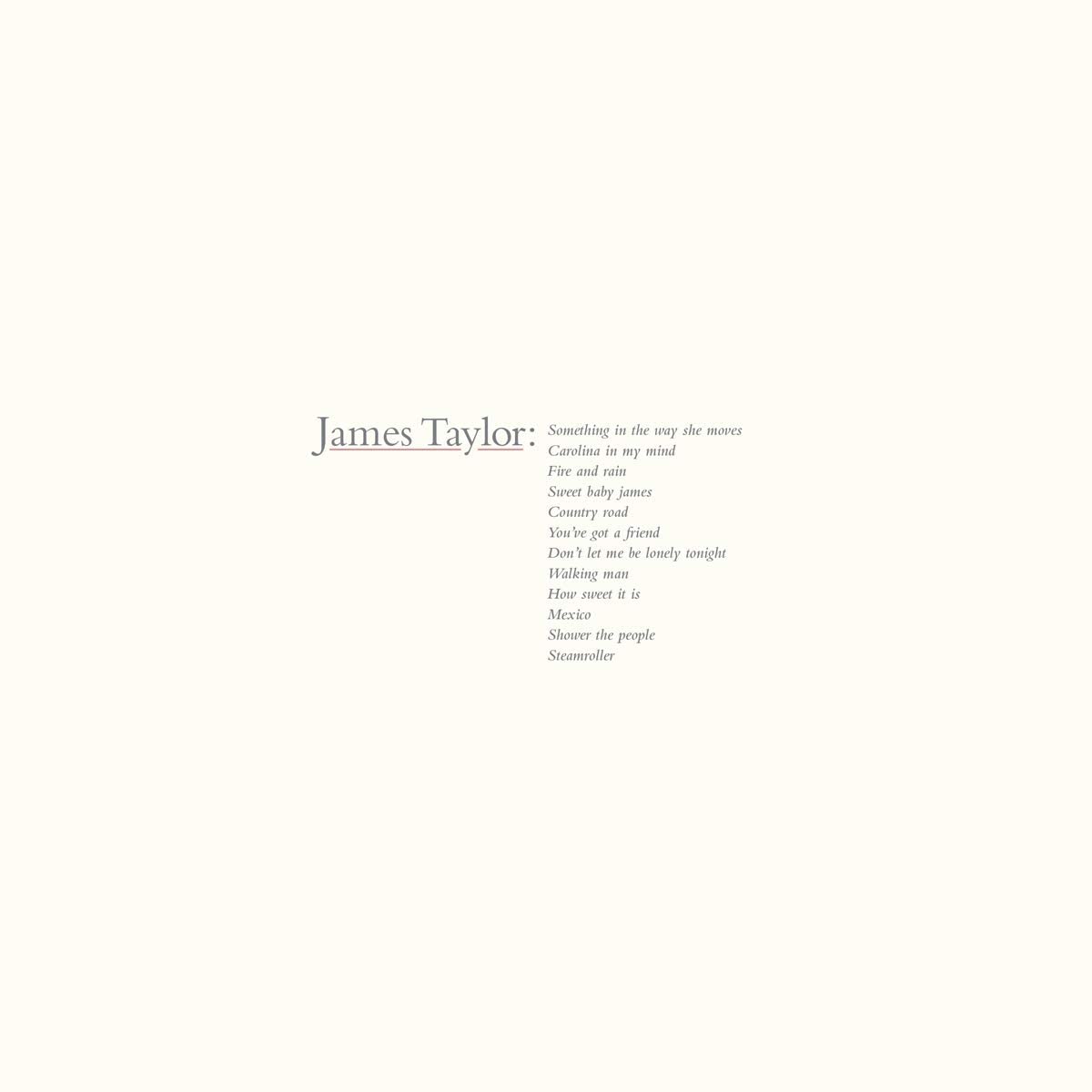 TAYLOR, JAMES = GREATEST HITS (2019 PRESSING)