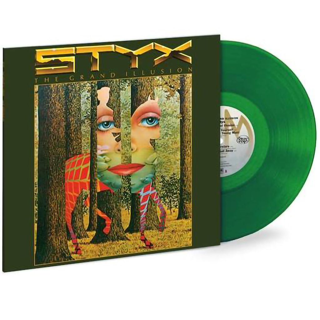 STYX = GRAND ILLUSION: 40th ANN. (180G) /GREEN WAX