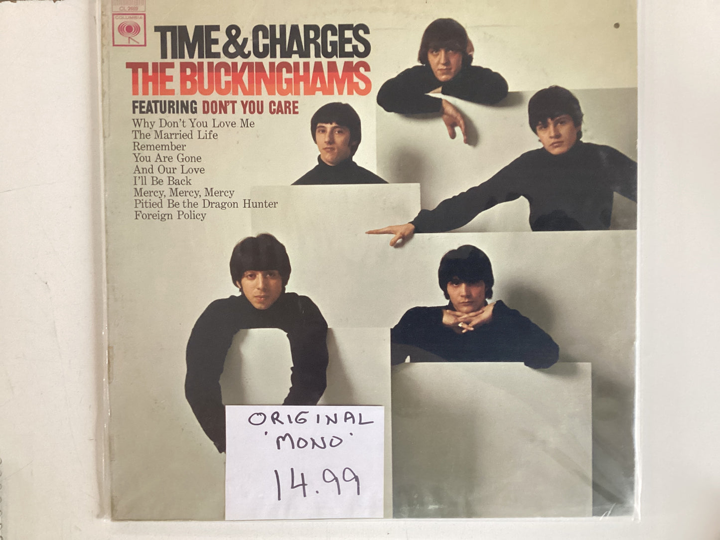 THE BUCKINGHAMS = TIME & CHARGES (USA 1967) (USED)