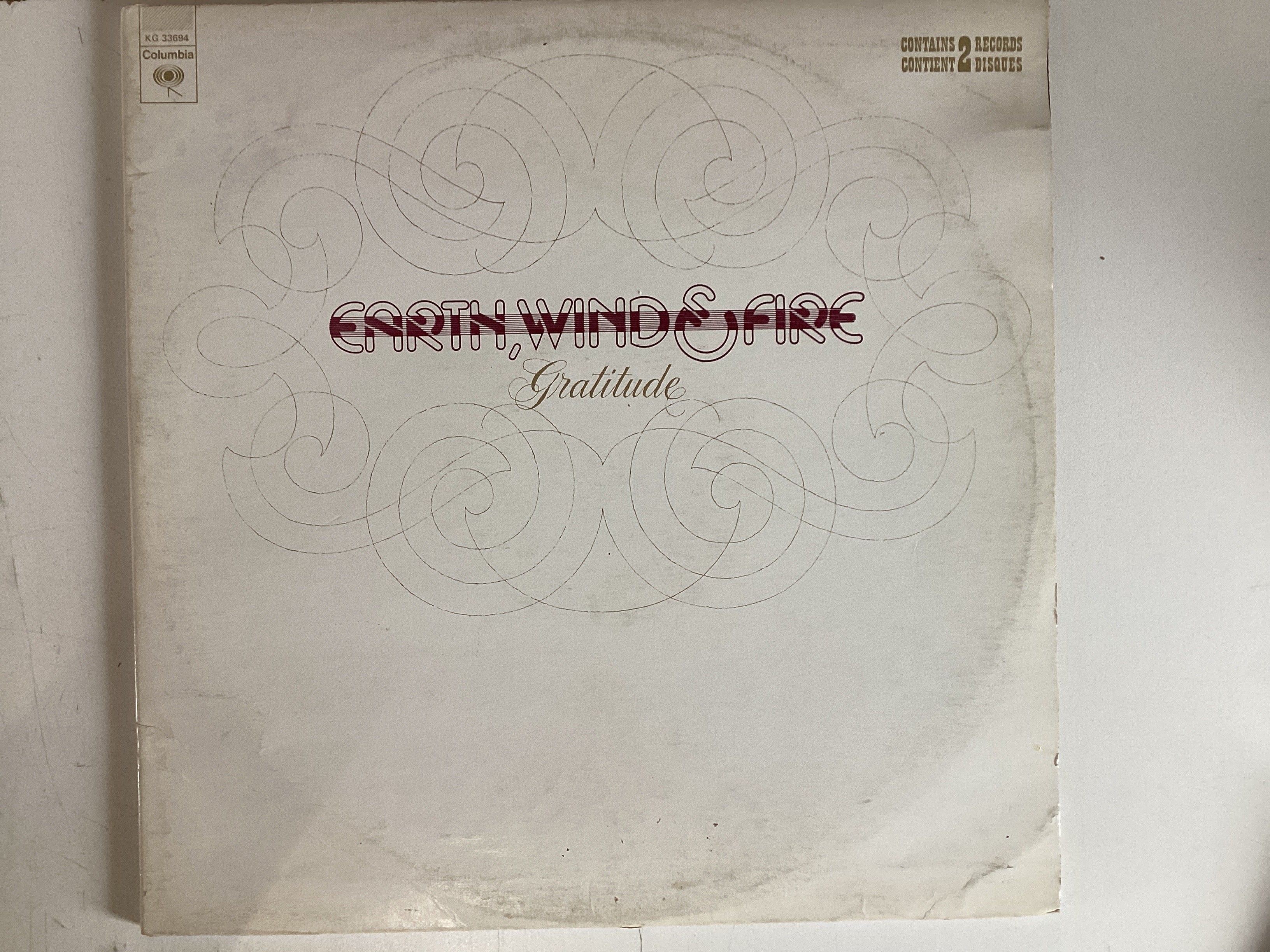 EARTH, WIND AND FIRE = GRATITUDE (CDA 1975) (USED)