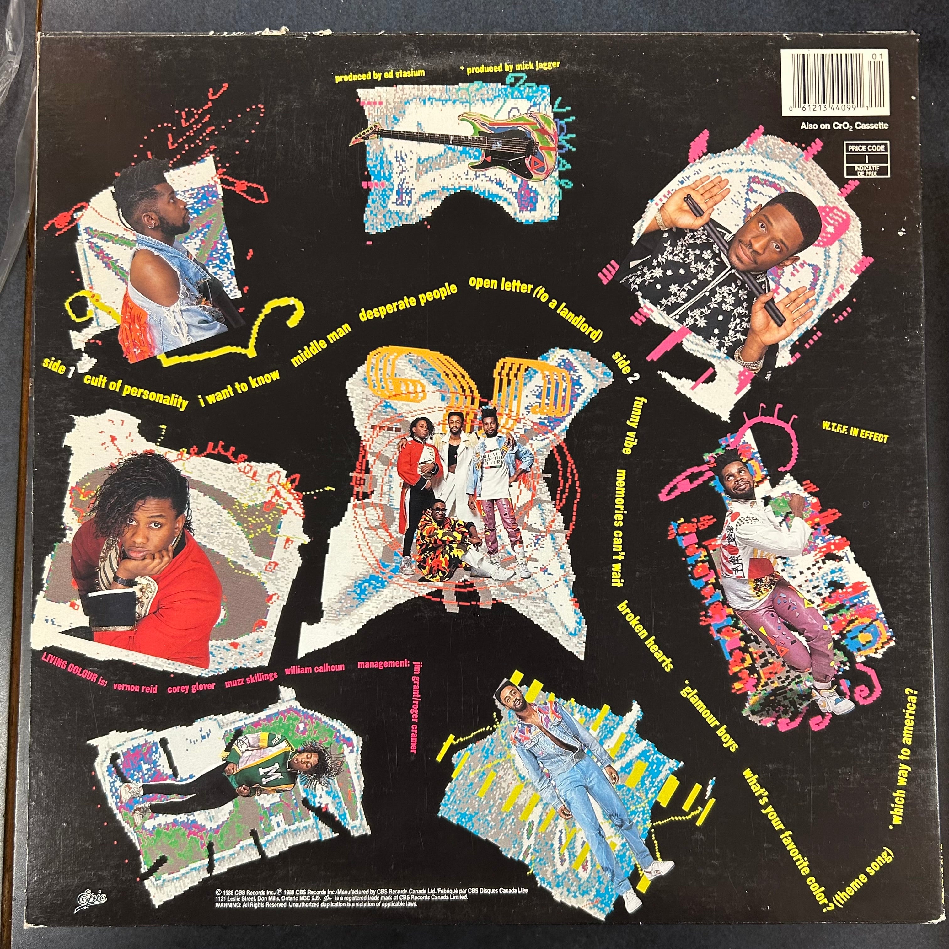 LIVING COLOUR = VIVID (CDN 1988) (USED)