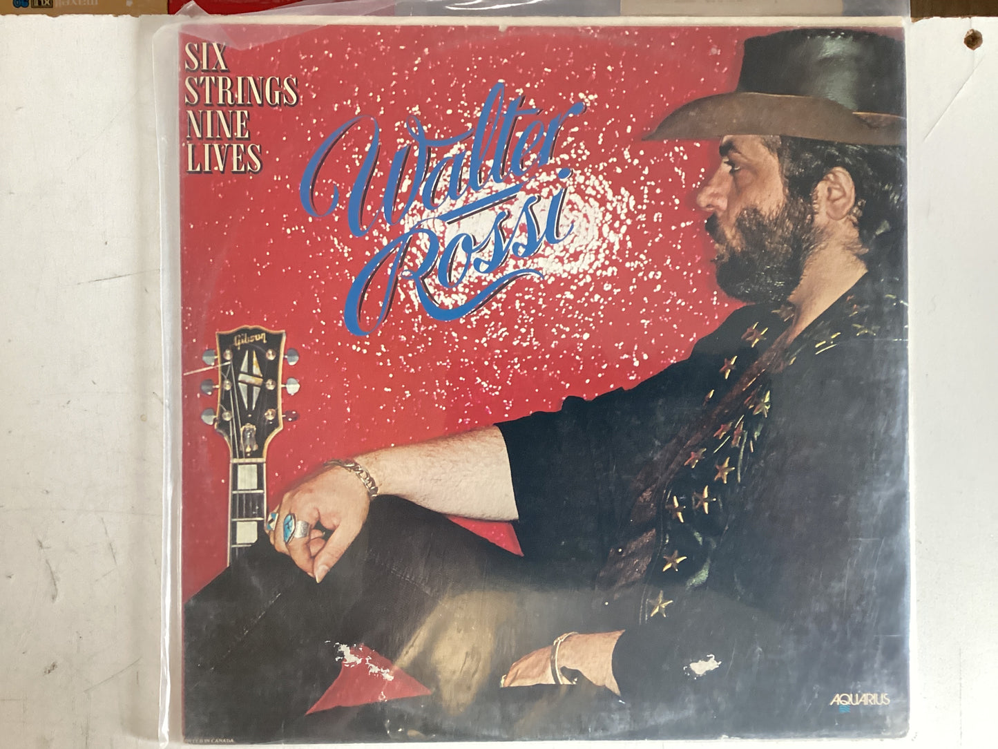 ROSSI, WALTER = SIX STRINGS NINE LIVES (CDA 1978) (USED)