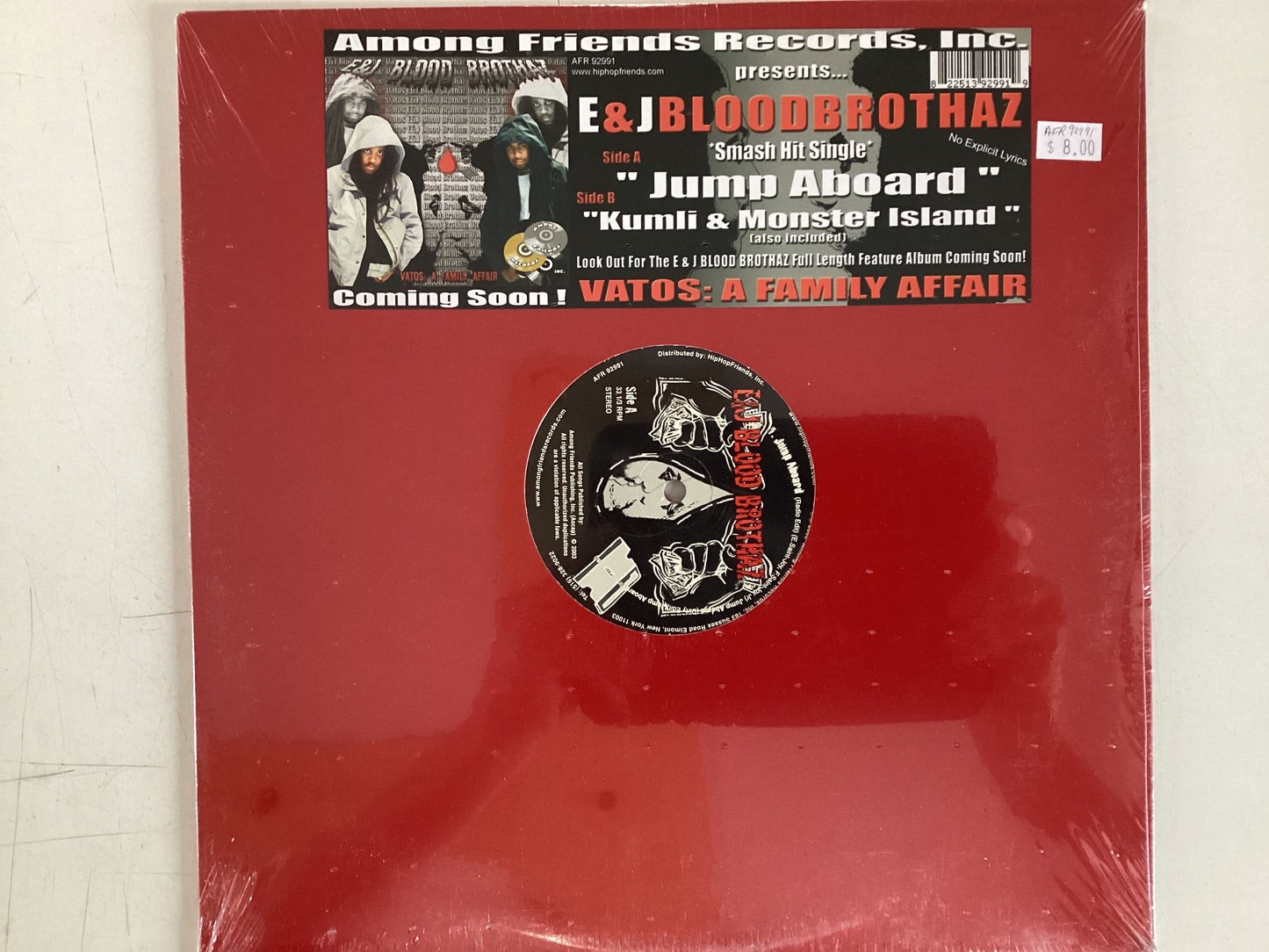 E & J BLOODBROTHAZ = JUMP ABOARD (USA 2003) (USED)