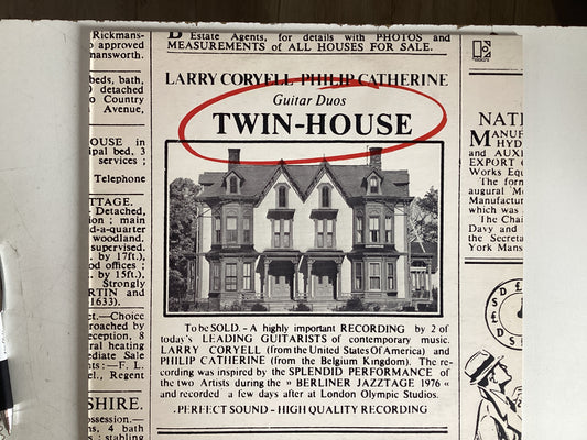 CORYELL, LARRY = TWIN-HOUSE (CDA 1977) (USED)