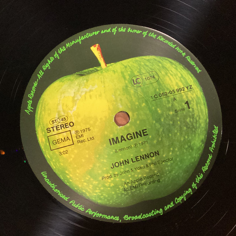 LENNON, JOHN = IMAGINE (12 IN.) (GERMANY 1981) (USED)