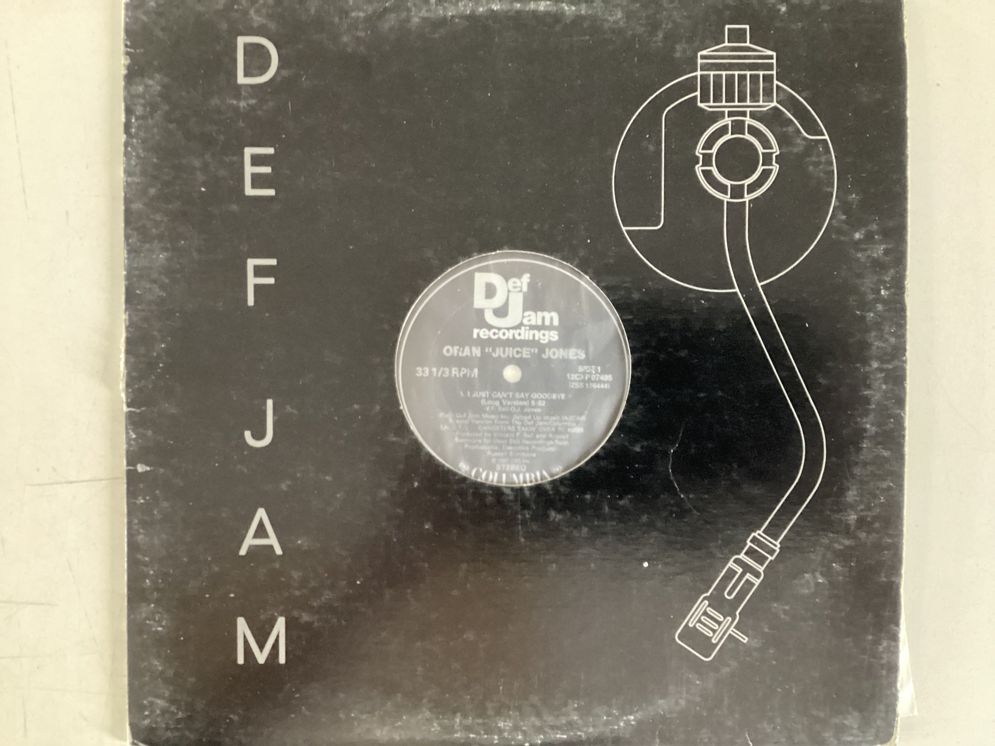 ORAN “JUICE” JONES = I JUST CAN’T SAY GOODBYE (USA 1987) (USED)