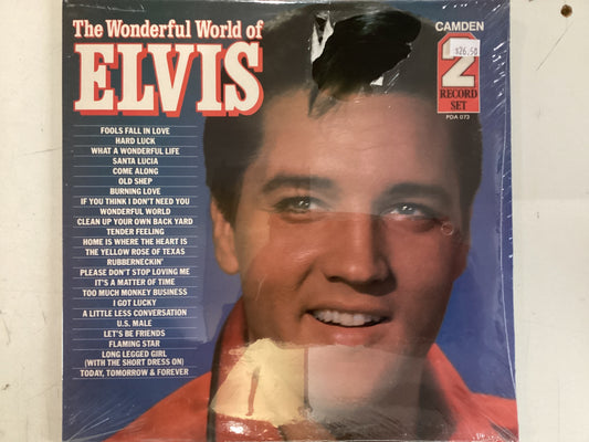 PRESLEY, ELVIS = THE WONDERFUL WORLD OF ELVIS (UK 1981) (USED)