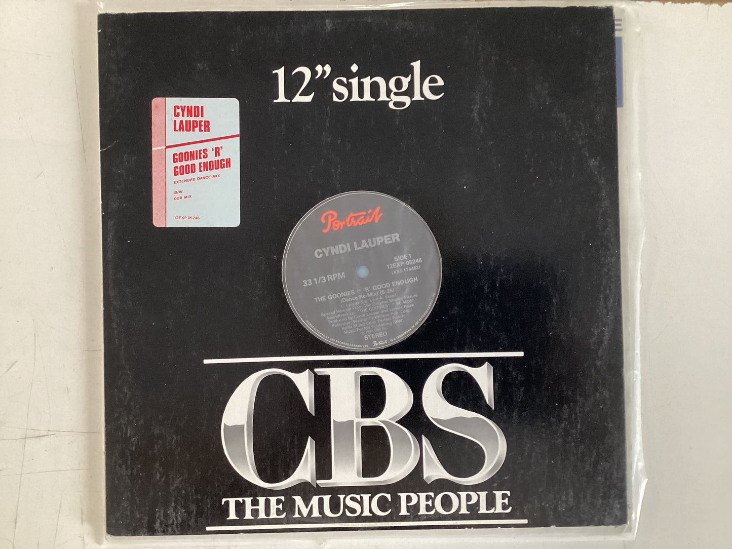 LAUPER, CINDI = GOONIES “R” GOOD ENOUGH (CDA 1985) (USED)