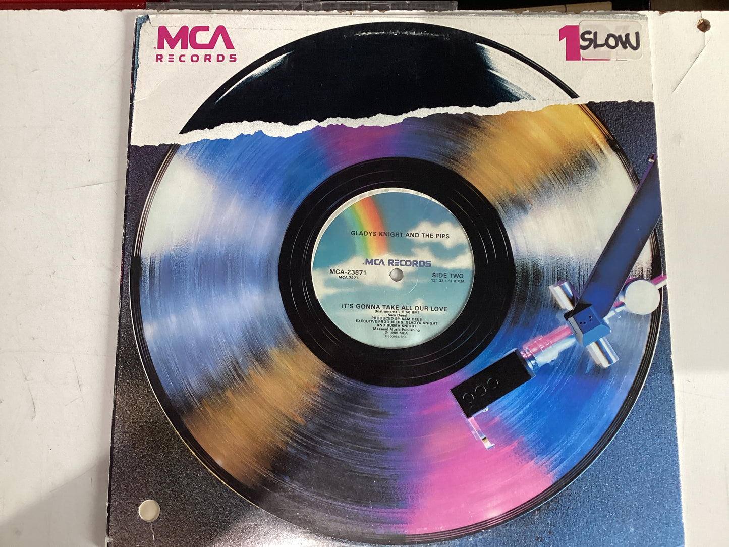 GLADYS NIGHT AND THE PIPS = IT’S GONNA TAKE ALL OUR LOVE (USA 1988) (USED)