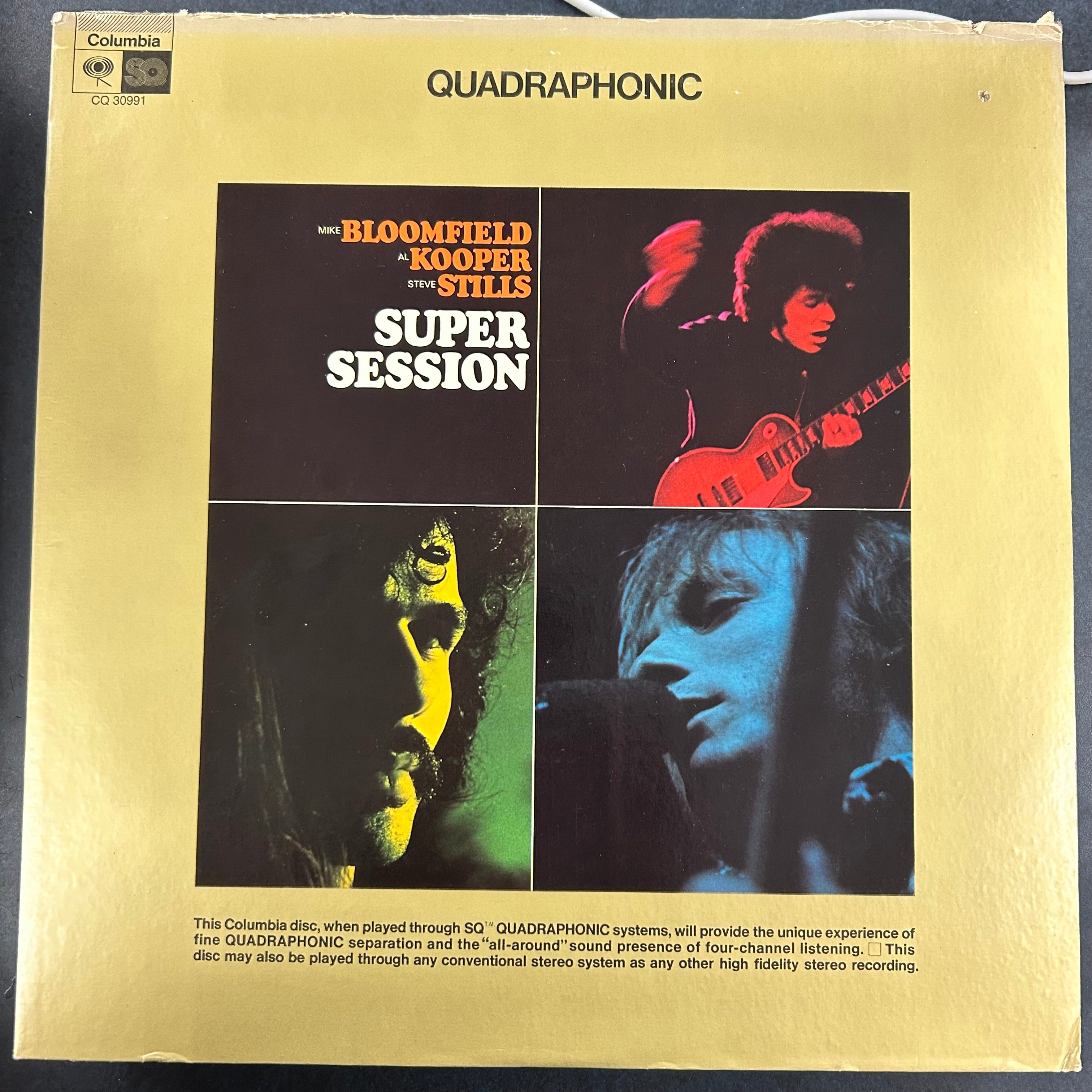 BLOOMFIELD, MIKE / KOOPER, AL / STILLS, STEPHEN = SUPER SESSION [QUADRAPHONIC] (USA 1972) (USED)
